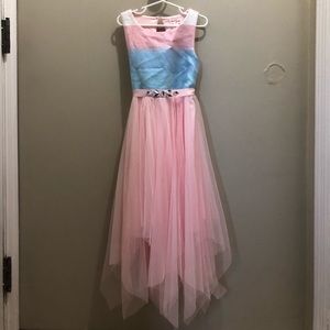 Girls Girls' Sparkle Ombre Dress Jewel Cat & Jack